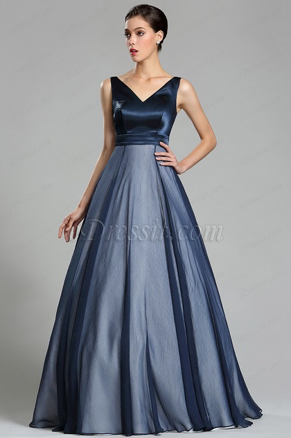 floor length ball gown