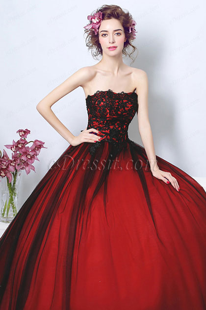 Sexy Corset Puffy Skirt Long Train Prom Dress 