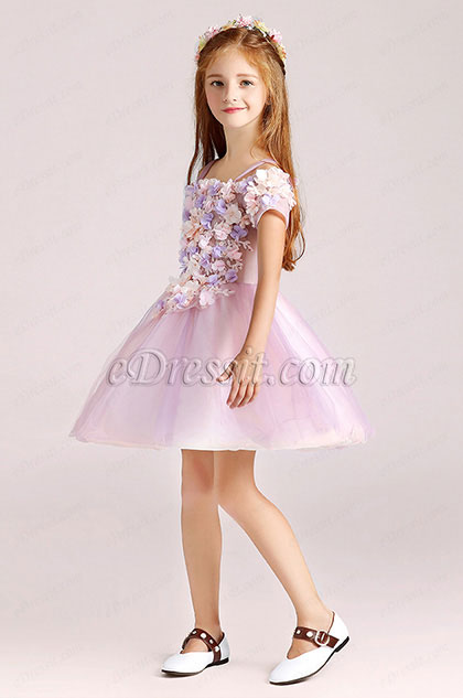 little girl in dress