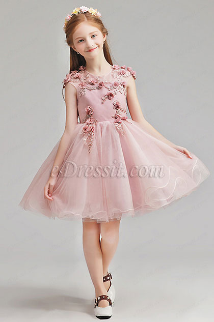 short flower dress