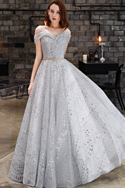 sparkle evening gown