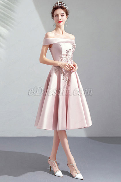 pink frock women