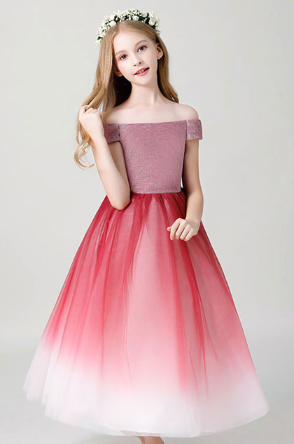 off shoulder dress for girls