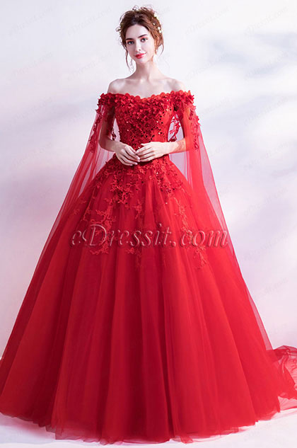 puffy off the shoulder dress