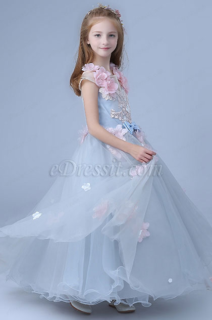 Cute Children Wedding Flower Girl Dress