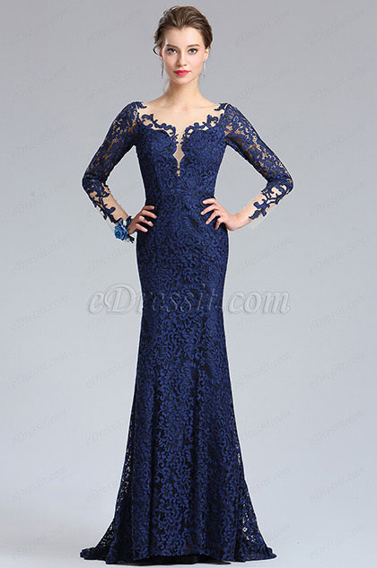 blue dress ball gown