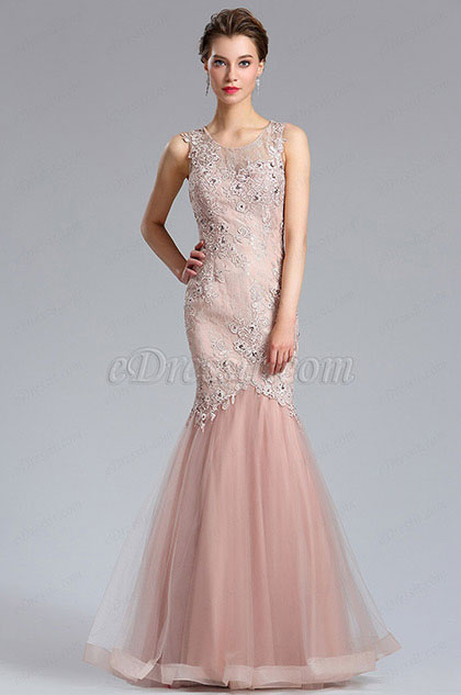 rose pink cocktail dress