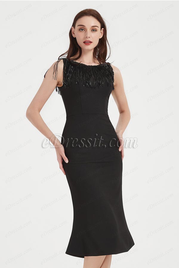 sexy black dress for wedding