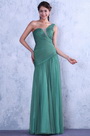 lidee soiree one shoulder gown in green