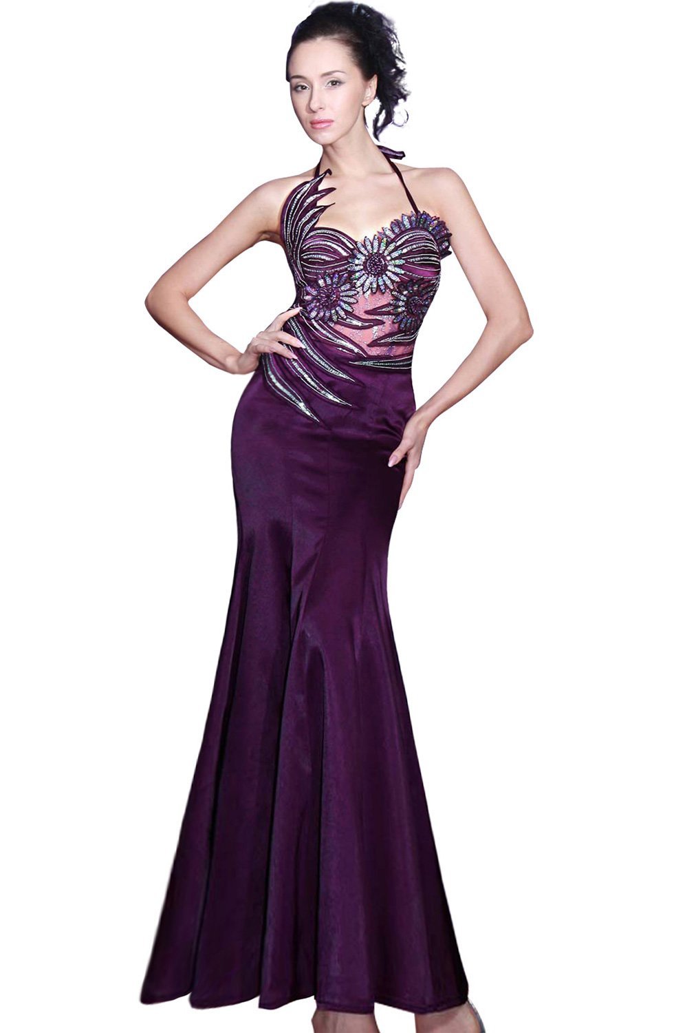 eDressit Magnifique Robe de Soirée Mariée Violette (00068806)