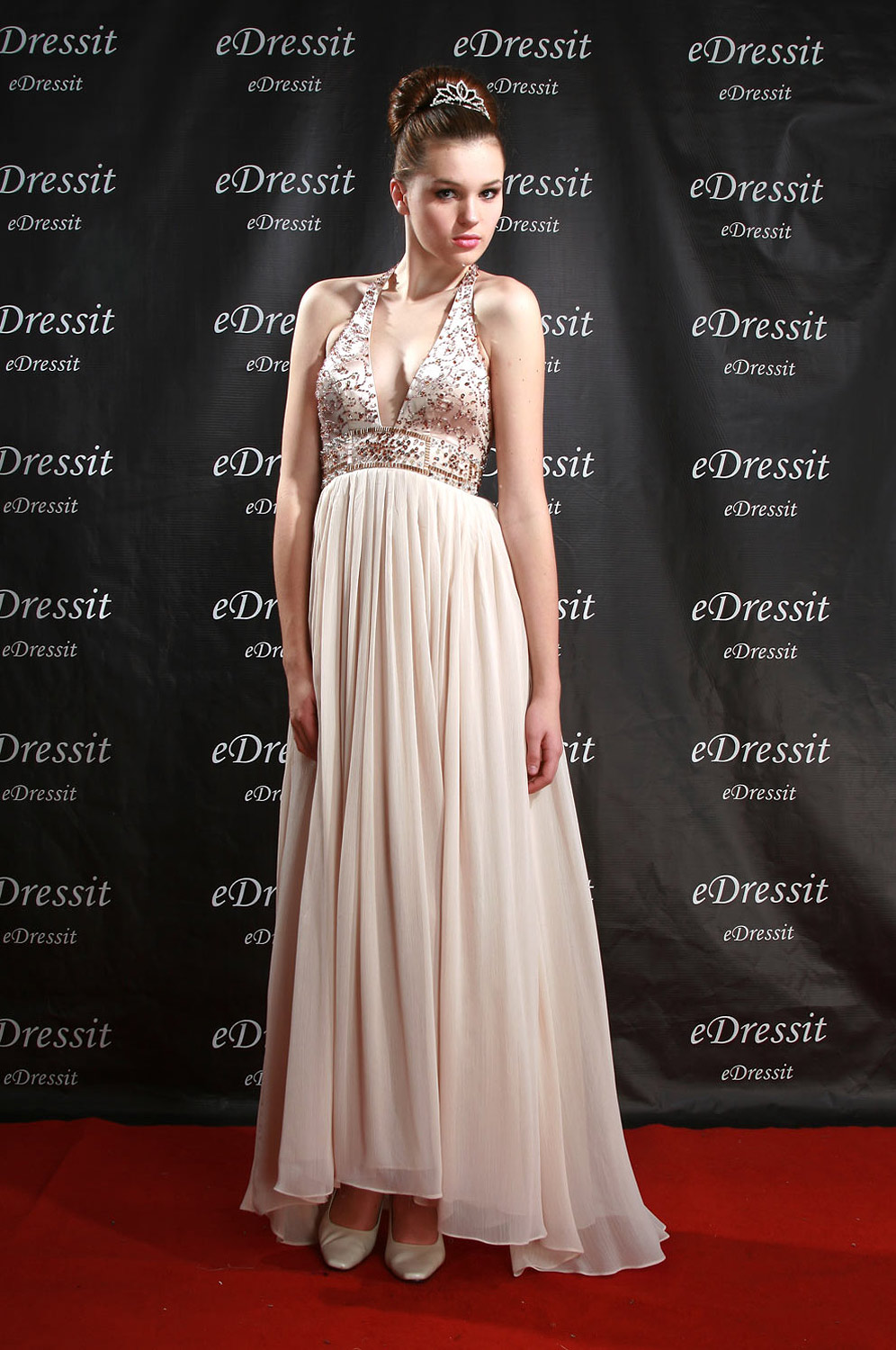 berry evening gown