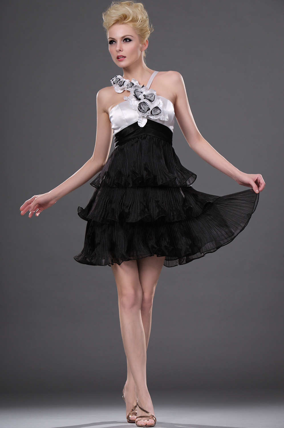 eDressit Unique Style Cocktail Dress with Floral Straps (04111100)