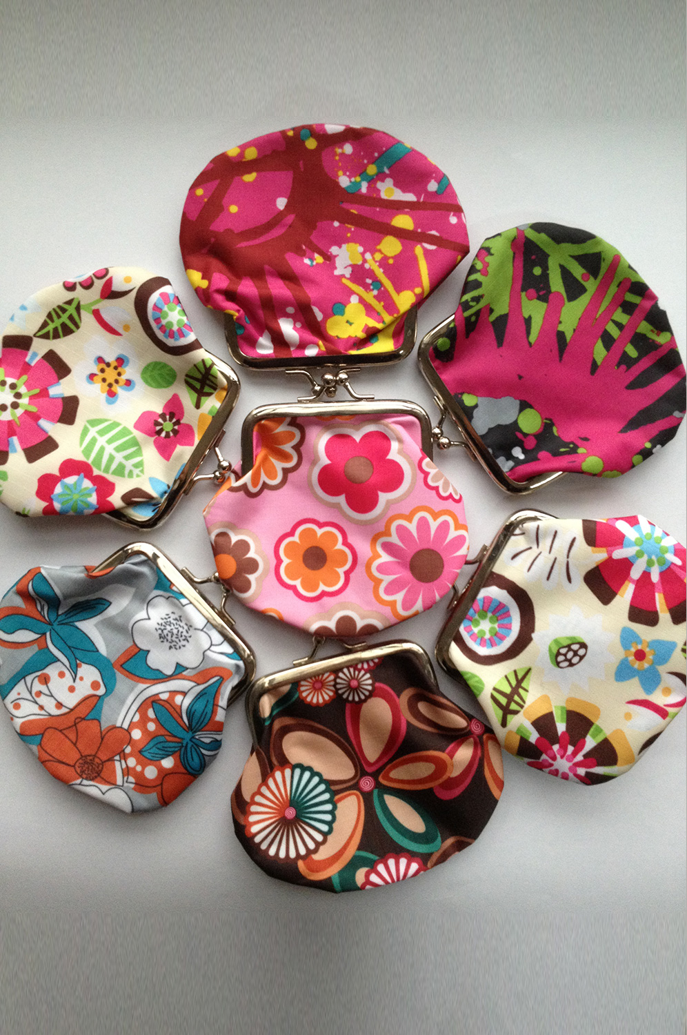 Snap Closure Printed Pattern Coin Purse (66140568)