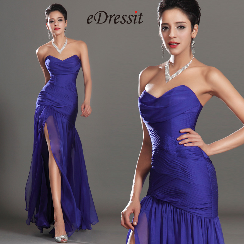 eDressit New Stunning High Split Strapless Evening Dress (00134405)