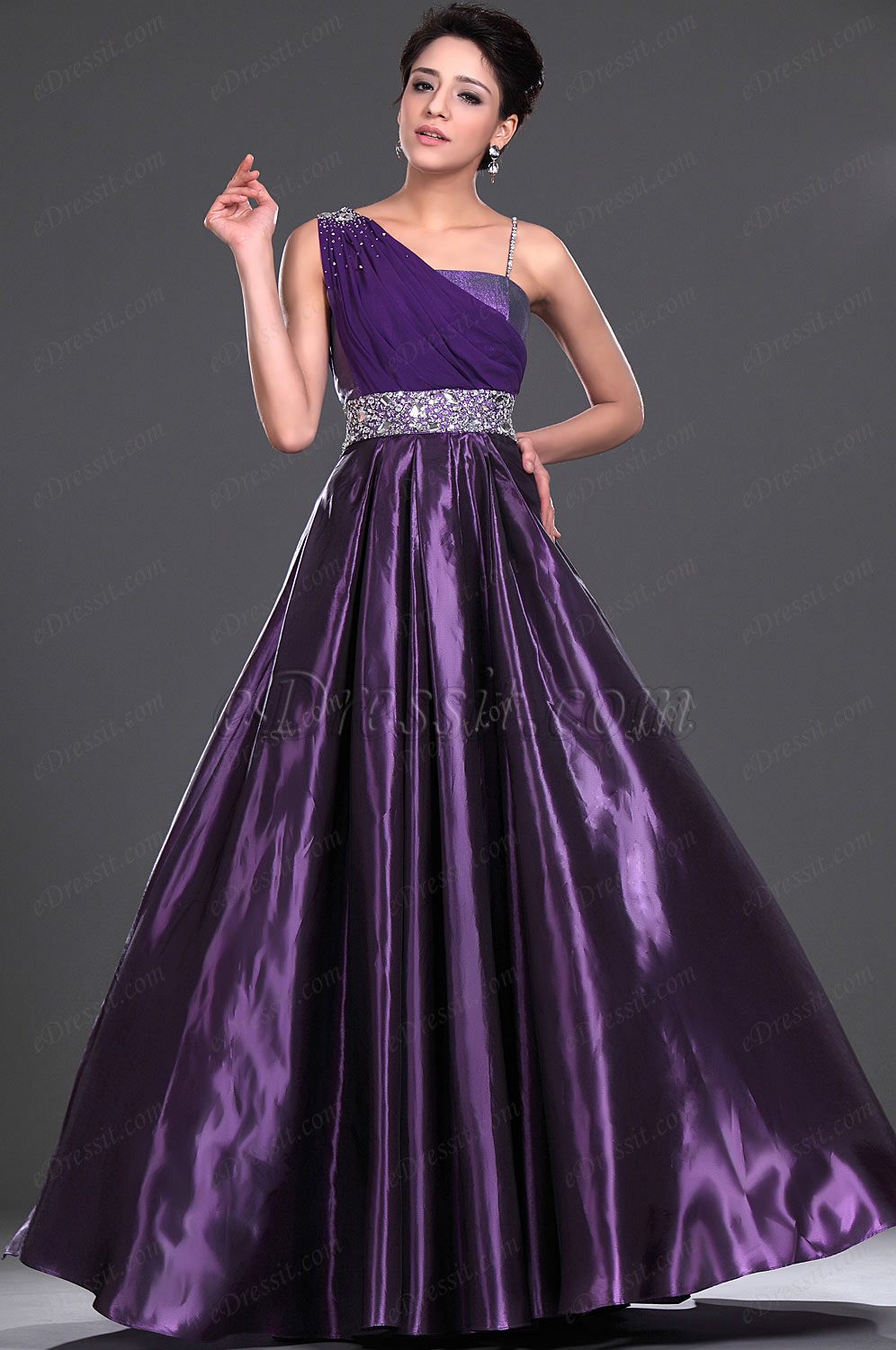 eDressit New Elegant Purple Evening Dress Prom Gown (02111706)
