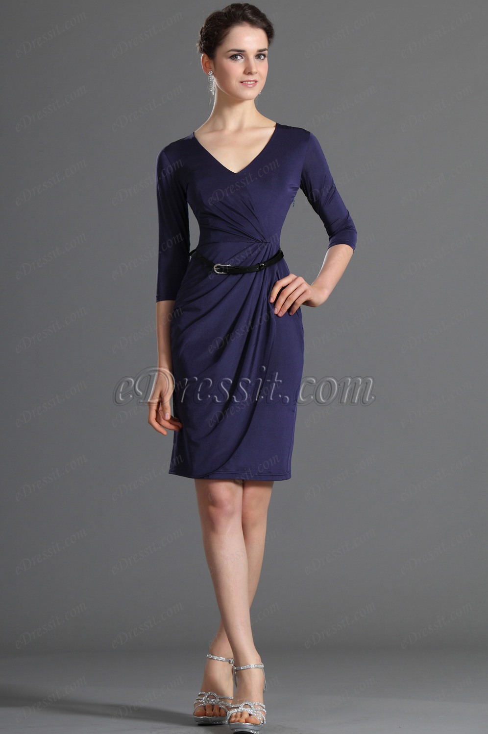 dark blue party frocks