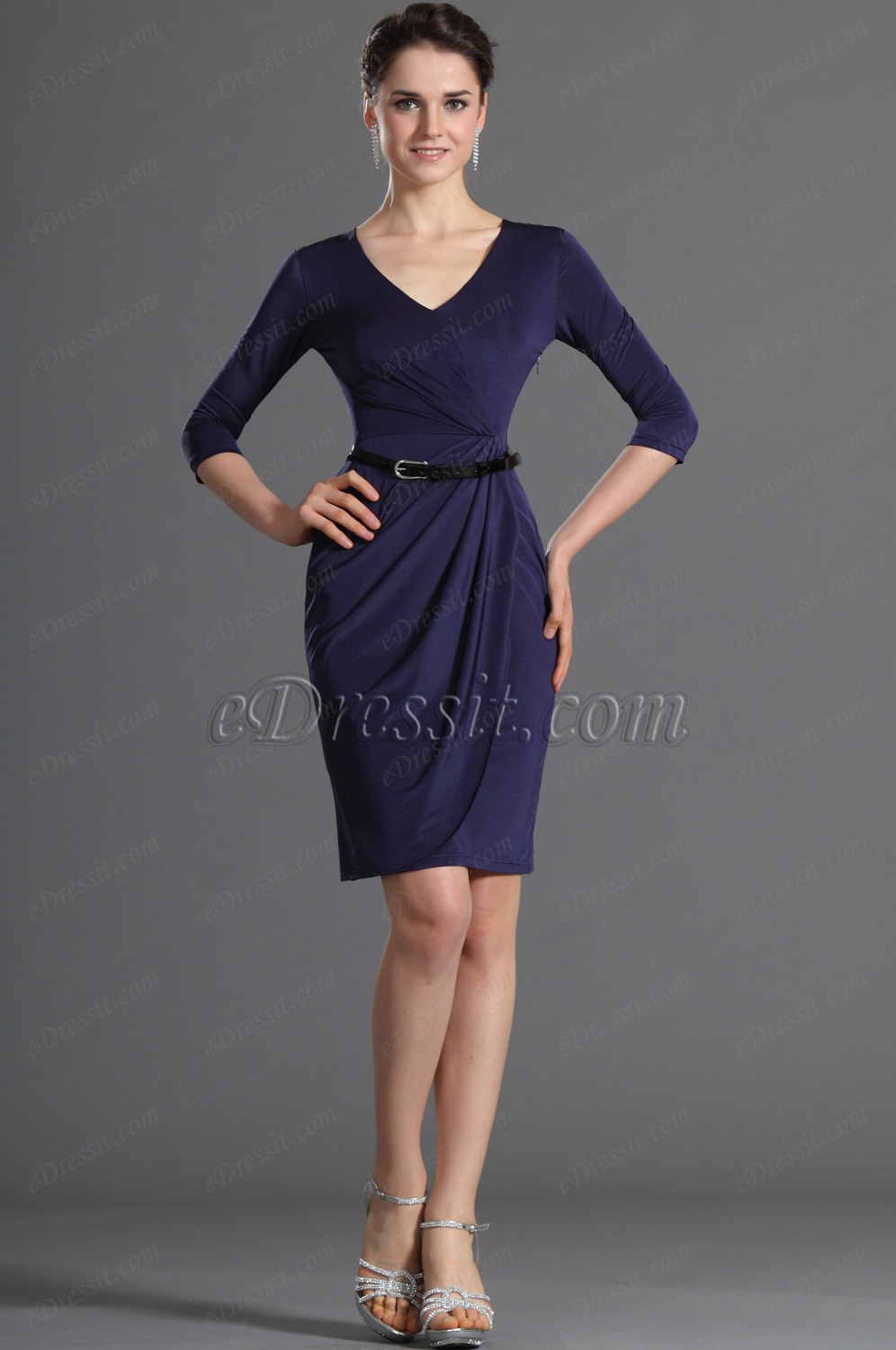 dark blue party frocks