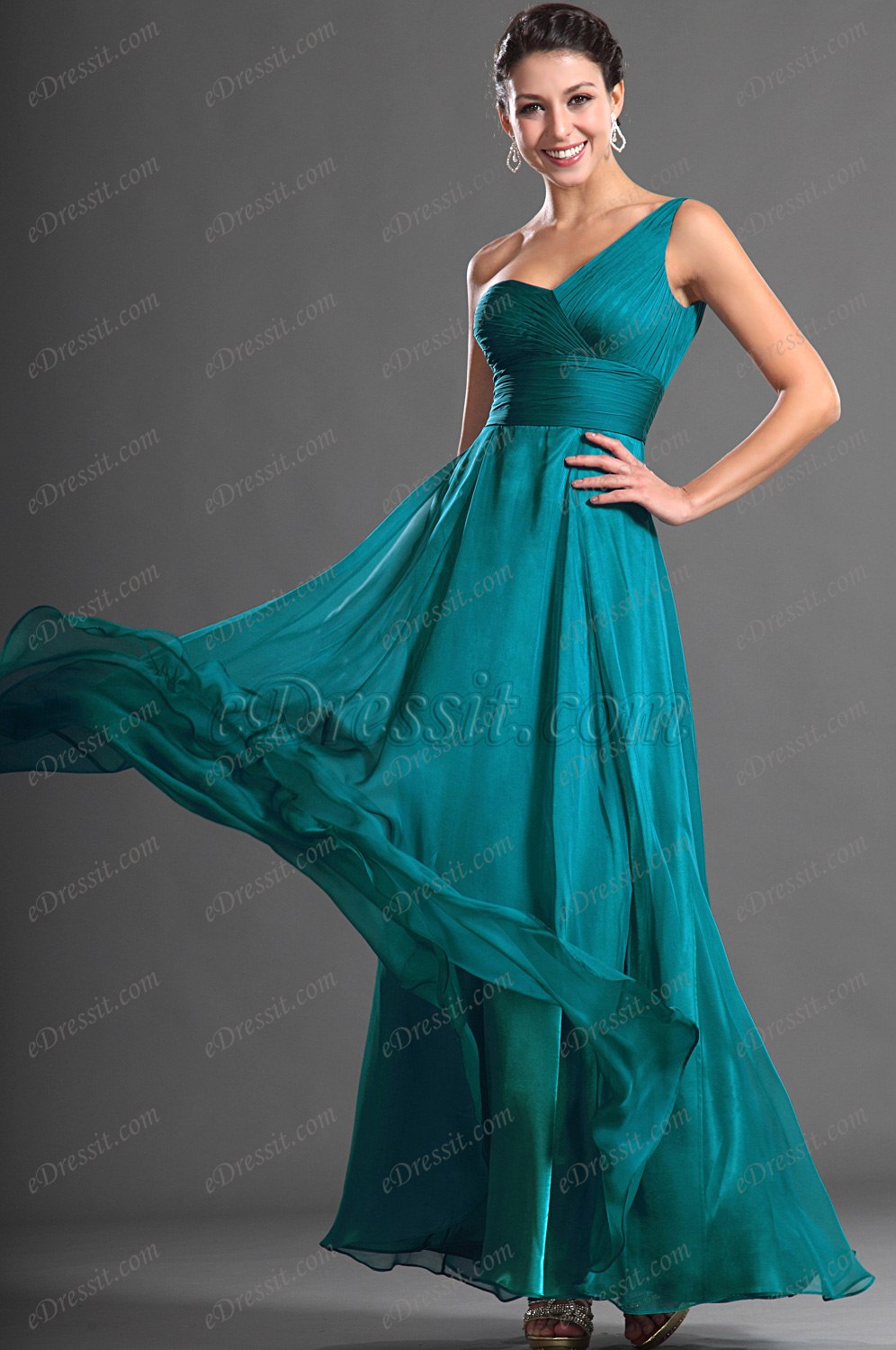 eDressit Glamorous One Shoulder Evening Dress (00127005)