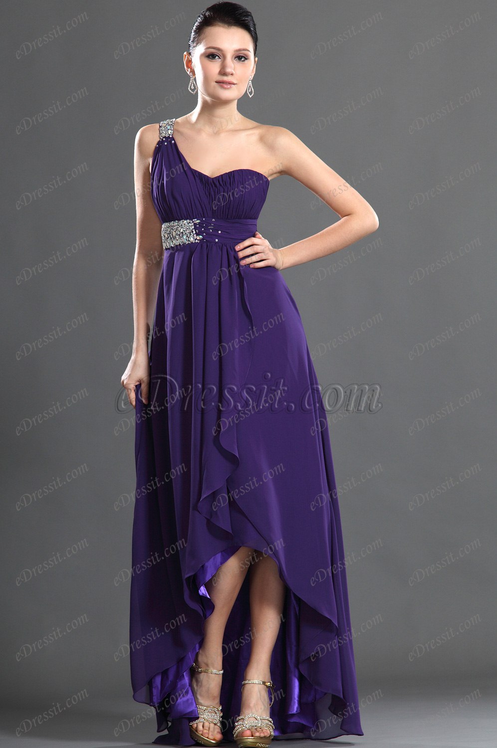 eDressit Fabulous One Shoulder Evening Dress (36120506)