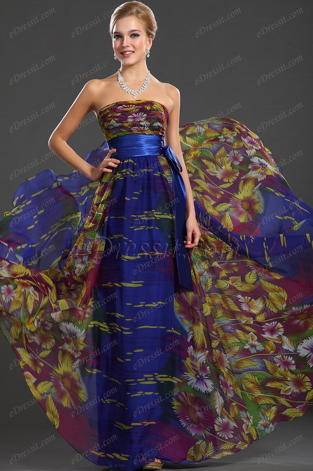 eDressit New Gorgeous Printed Fabric Evening Dress (00119268)