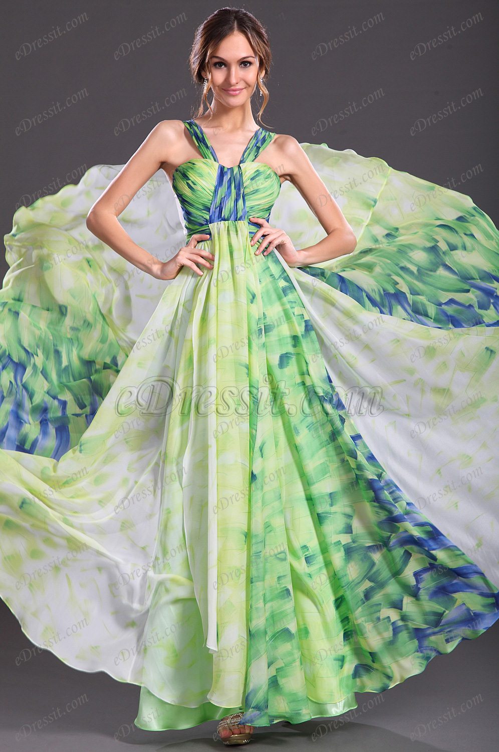 eDressit New Printed Fabric Evening Dress (00127368)