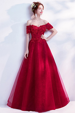 red cocktail dress for debut