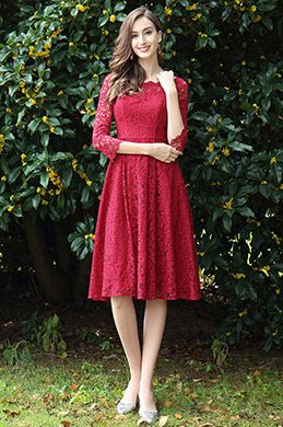 Knee Length Wedding Guest Dresses Edressit Com