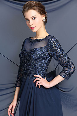 tea length empire waist mother of the bride dresses