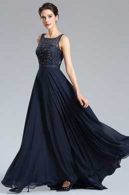 Edressit Blue Beaded A Line Prom Gown Formal Wear 36181705 Edressit Blue Beaded A Line Prom Gown Formal Wear 36181705