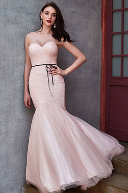 eDressit New Light Pink  Sweetheart Mermaid Tulle Party Ball Gown (02200401)
