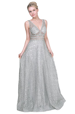 eDressit Sexy Silver Sequins Fabric Long Party Evening Dress (00192208)